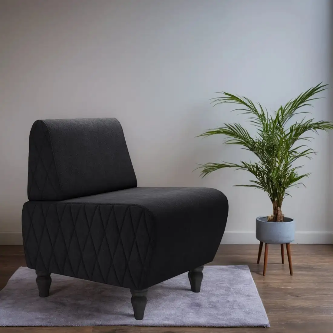 Интерьерное кресло MONOFIX Буно кресло (велюр/черный №38)