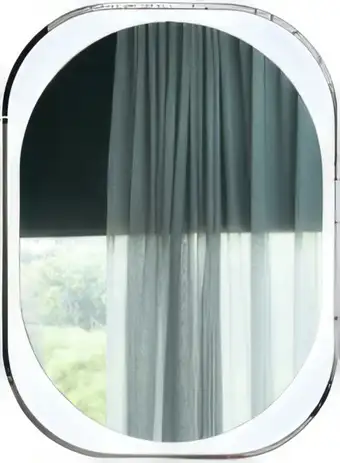 Пекам Зеркало Anna 60x80 anna-60x80scl (с подсветкой, с сенсором на прикосновение, часами)