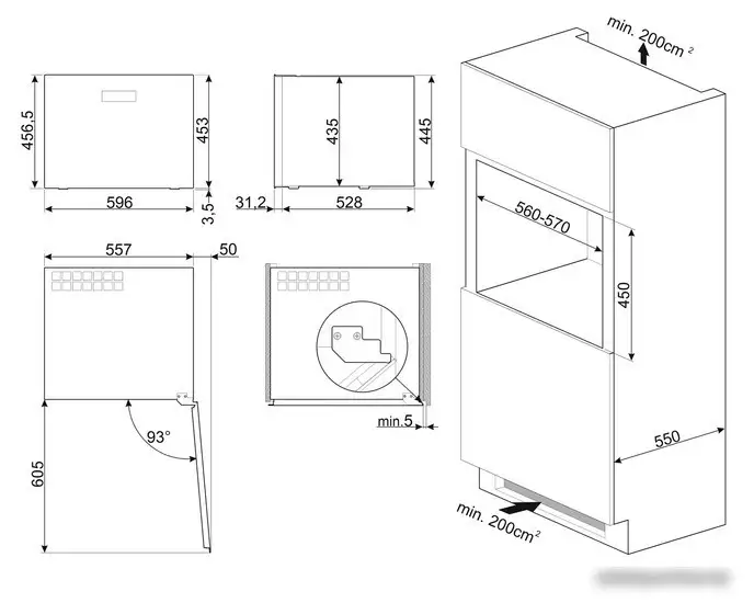 Винный шкаф Smeg CVI121G — фото товара