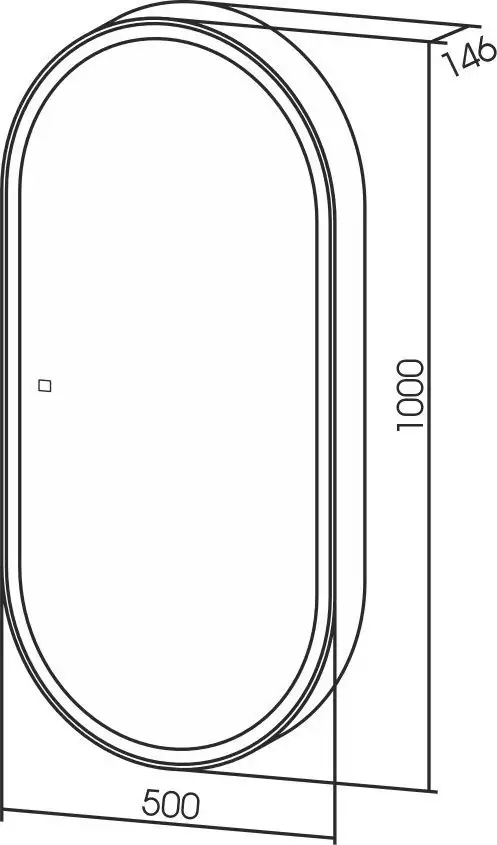 Abber Шкаф с зеркалом Kontur AG6339S (белый матовый) – фото товара