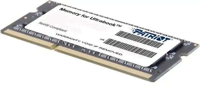 Оперативная память Patriot Memory for Ultrabook 4GB DDR3 SO-DIMM PC3-12800 (PSD34G1600L81S) – фото товара