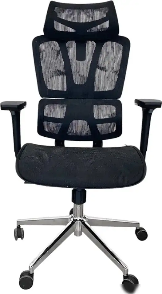 Офисное кресло SitUp Palma Black Chrome (сетка Black/Black) – фото товара