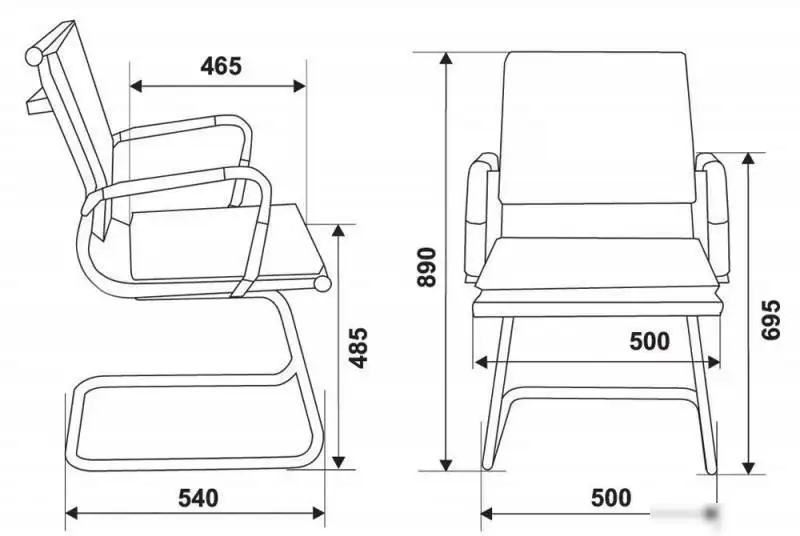 Офисный стул Бюрократ CH-993-Low-V (красный/низкая спинка/хром) – фото товара
