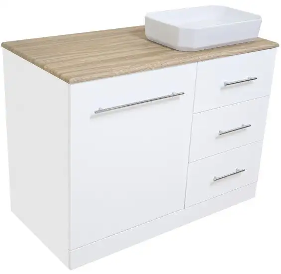 Misty Респект -120 Тумба с 3 ящ. под стиральную машину правая - Э-Рес01120-13ЯП – фото товара