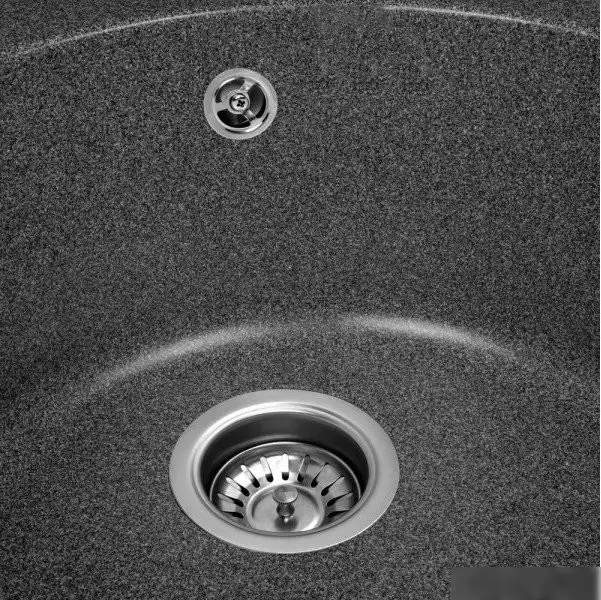 Кухонная мойка Saniteco Linea (графит с сифоном) - фото товара