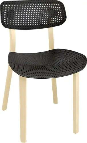 Стул Sheffilton SHT-S85 (черный/бежевый) – изображение в каталоге