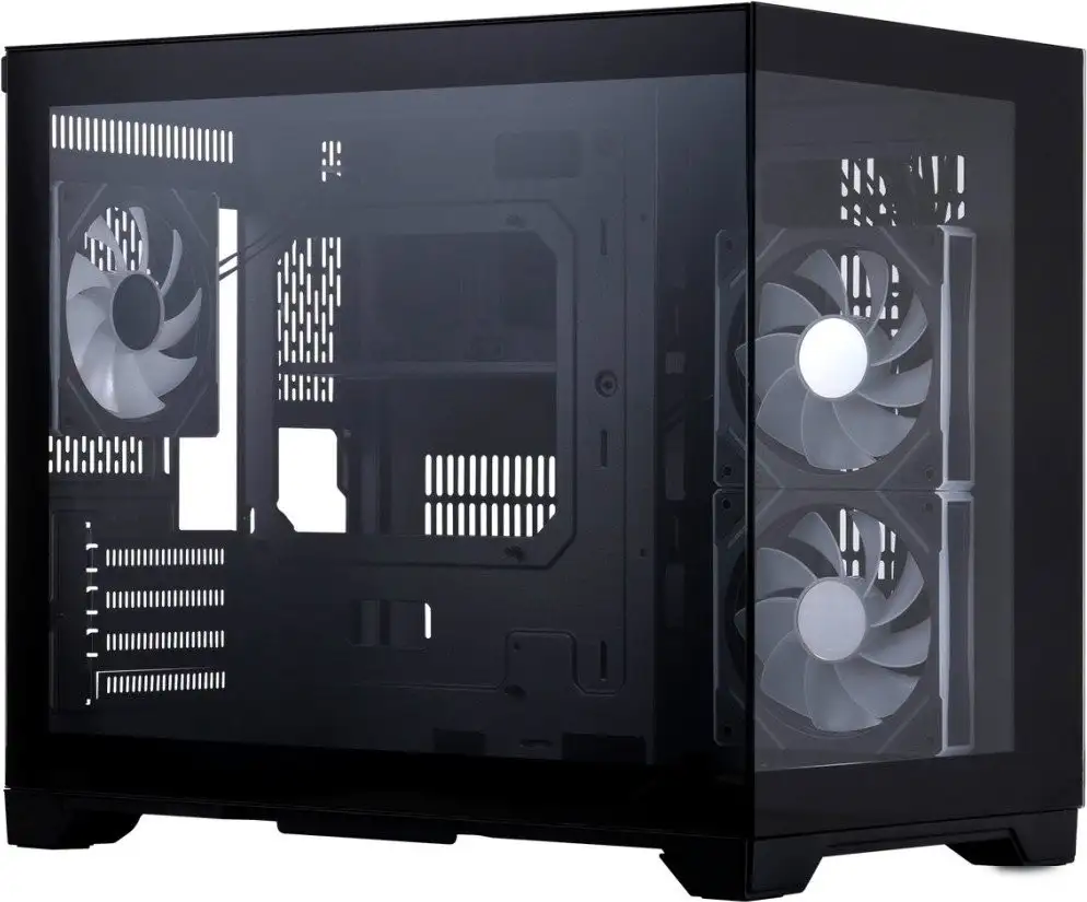 Корпус 1stPlayer Megaview MV6-TP ARGB (черный) – фото товара