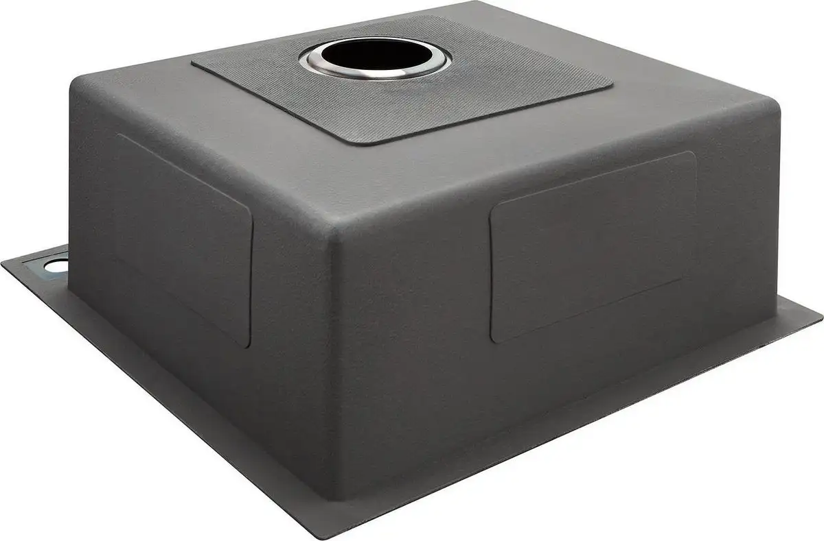 Кухонная мойка Asteria A5050NB-D (черный декор) - фото товара