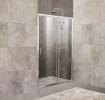Душевая дверь BelBagno Unique-BF-1-120/135-P-Cr (текстурное стекло)