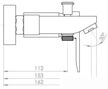 Смеситель Inan Kehribar M2301K - фото товара