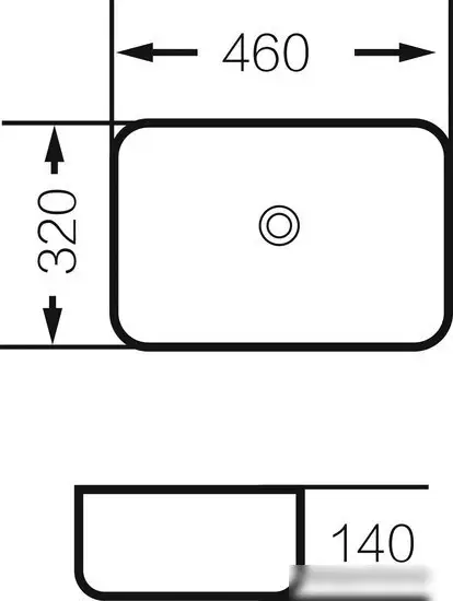 Умывальник Grossman GR-4041BW - фото товара