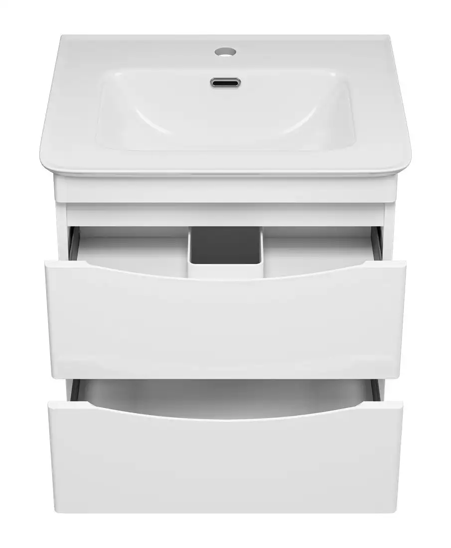 Misty Тумба под умывальник Мираж 60 П-Мир-01060-011П2Я – фото товара