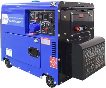 Дизельный генератор ТСС DGW 7.0/250EDS-R в кожухе – изображение в каталоге