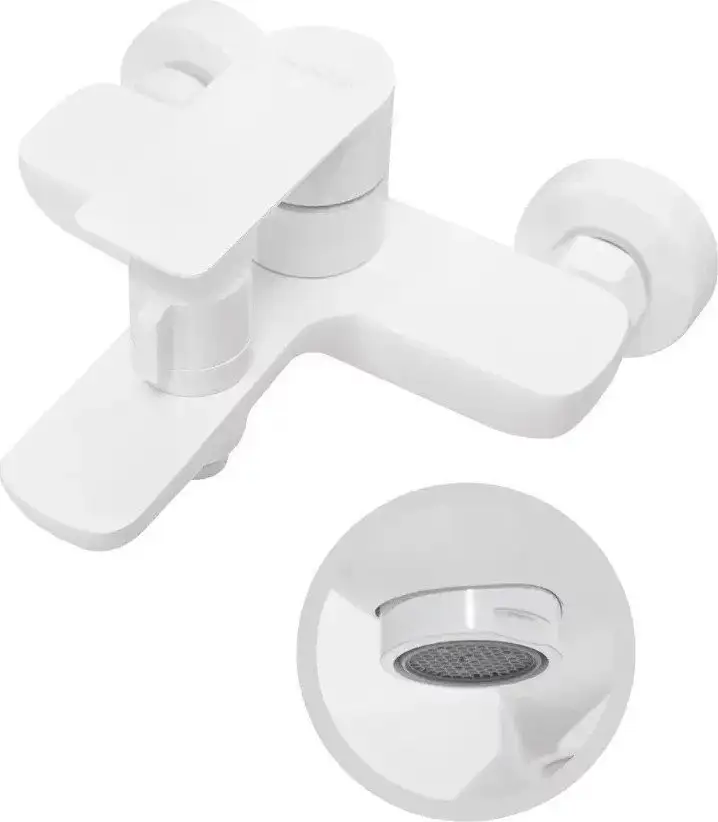 Комплект смесителей Hansberge H7099 (белый) - фото товара