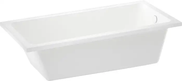 Ванна Wellsee FreeDom 165x80 231102002 (встраиваемая ванна белый глянец, сифон-автомат глянцевый белый) - фото товара