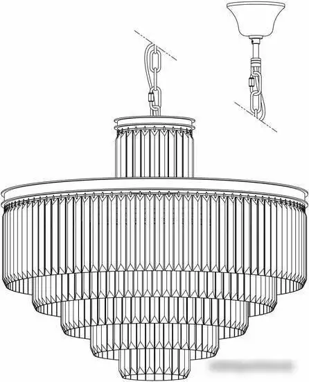 Подвесная люстра Citilux CL332151 – фото товара