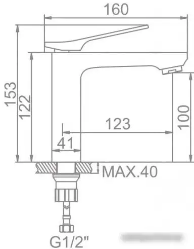 Смеситель Ledeme L1075B - фото товара