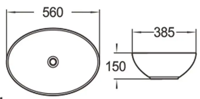 Умывальник SantiLine SL-1077 - фото товара