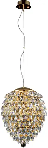 Подвесная люстра Crystal Lux Charme SP6 (Gold/Transparent) – изображение в каталоге