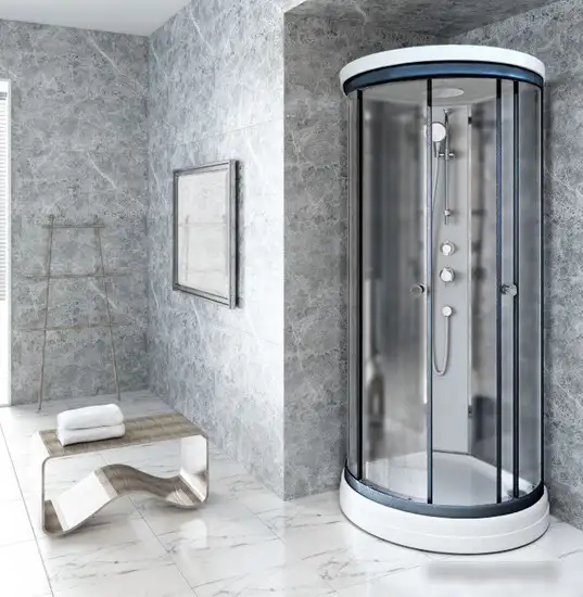 Душевая кабина Radomir Стронг 110х110 1-05-1-0-0-182 (матовое/прозрачное стекло) - фото товара