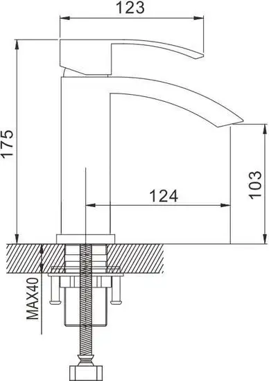 Смеситель Rose R1501F - фото товара