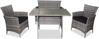 Обеденная группа Sundays LUC-NA04 (серый) – изображение в каталоге