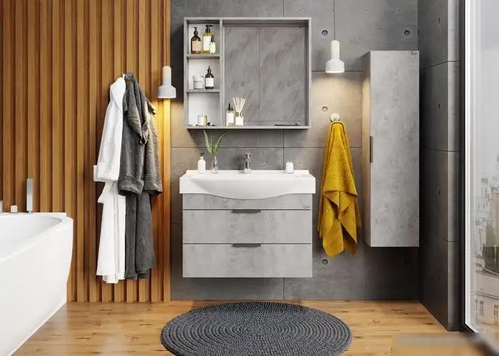 Onika Шкаф с зеркалом Девис 80.00У 208093 – фото товара