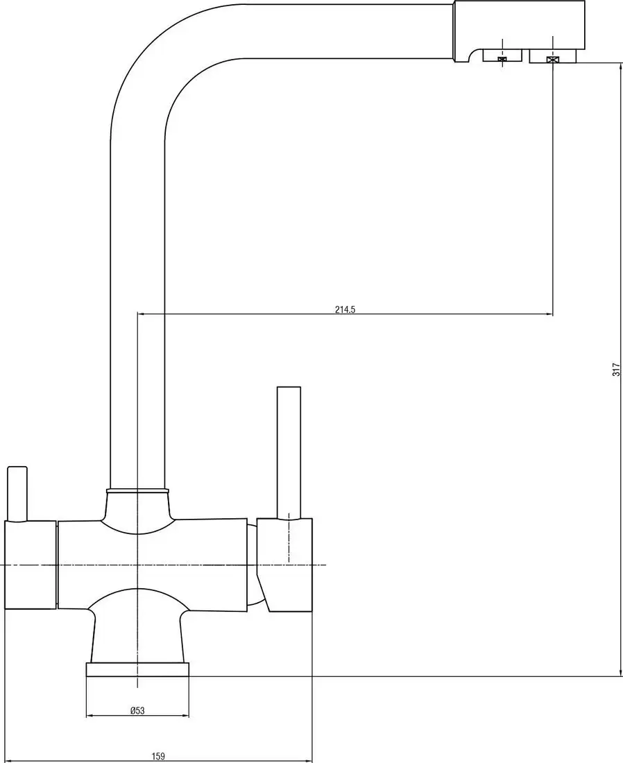 Смеситель Lauter Line 21АМ62311 - фото товара