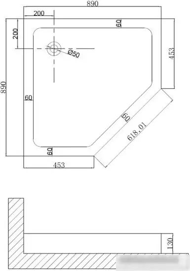 Душевой уголок Niagara NG-6805-08 90x90x190 - фото товара