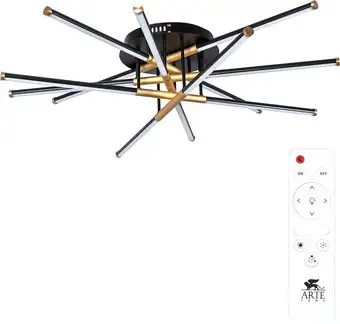 Люстра средней высоты Arte Lamp Fernando A2199PL-6BK – изображение в каталоге