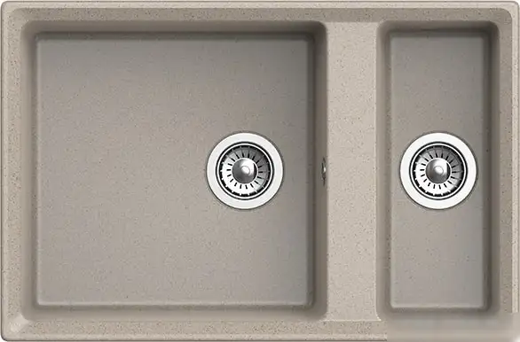 Кухонная мойка GranFest GF-LV-760K (песочный) - фото товара