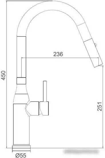 Смеситель Gappo G4398-45 - фото товара