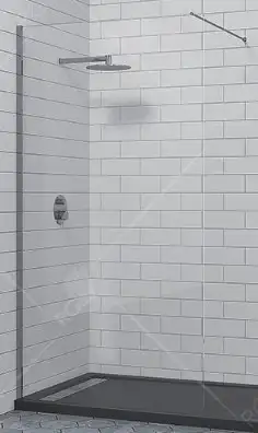 Душевая стенка RGW WA-010 90 (хром/матовое стекло) - изображение в каталоге