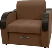 Кресло Сириус Лидер-1 ППУ 105x110 (Eva 03 велюр светло-коричневый) – изображение в каталоге