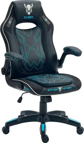 Игровое (геймерское) кресло FLOKY Nexus Black-Blue V2 – изображение в каталоге