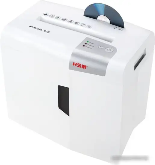 Шредер HSM Shredstar S10 (6) (белый) – фото товара