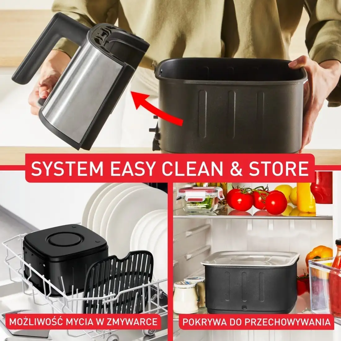 Аэрогриль (аэрофритюрница) Tefal EY552DE0 – фото товара