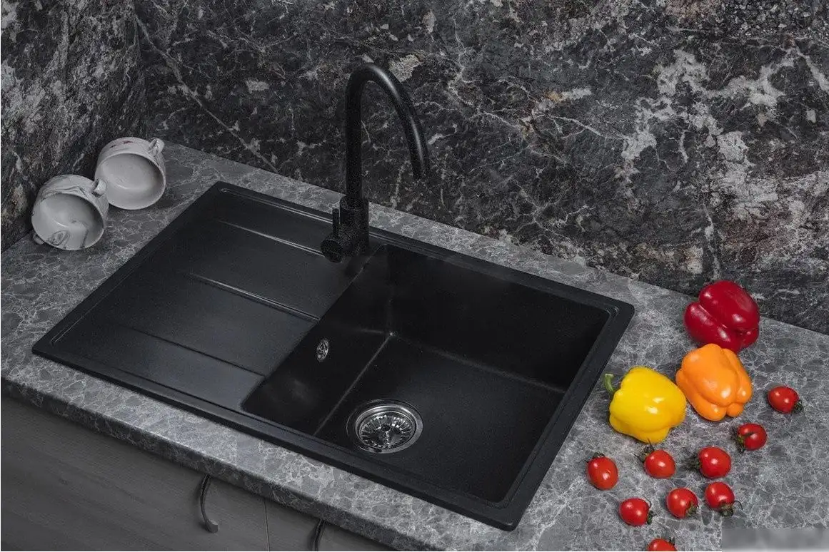 Кухонная мойка Marblan Magnum R (оникс) - фото товара