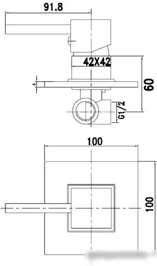Смеситель Kaiser Quadris [25017] - фото товара