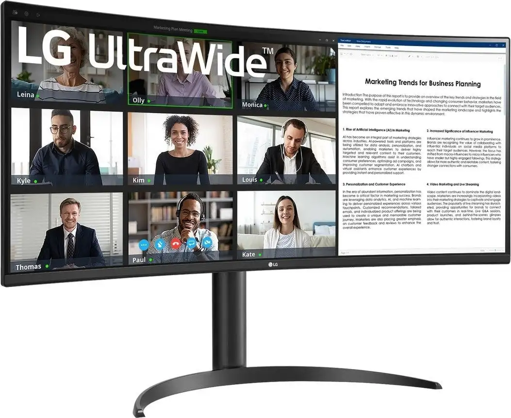Монитор LG UltraWide 34WR55QK-B – фото товара