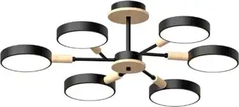 Подвесная люстра LED4U L3218-740 BK – изображение в каталоге