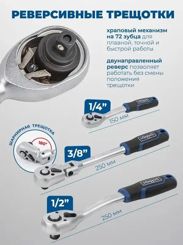 Универсальный набор инструментов Scheppach Sch-41421-5 Gold (148 предметов) – фото товара