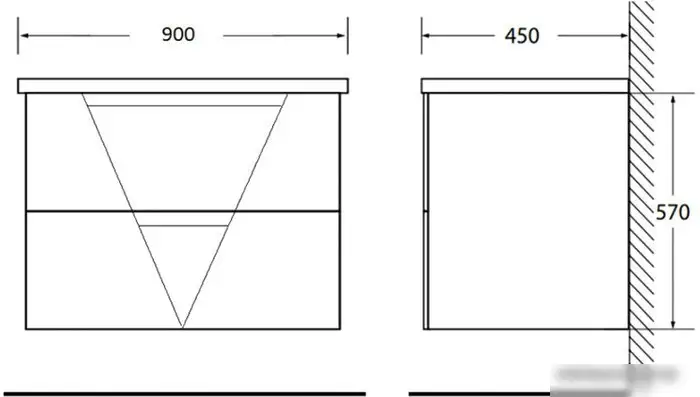 BelBagno VITTORIA-900-2C-SO-BL-P – фото товара
