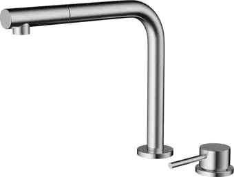 Смеситель Omoikiri Nara 2 Plus-S-BN (нержавеющая сталь) - изображение в каталоге