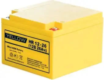 Аккумулятор для ИБП Yellow HR 12-26 – изображение в каталоге