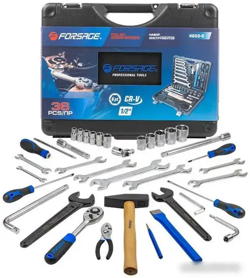 Набор домашнего мастера FORSAGE F-4602-5 (36 предметов) – фото товара