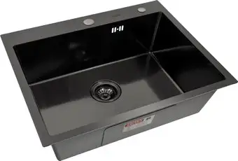Кухонная мойка ARFEKA Eco AR PVD Nano Decor 70x50 (черный) - изображение в каталоге