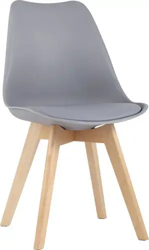 Стул Stool Group Frankfurt New Y863 (серый/деревянные ножки) – изображение в каталоге