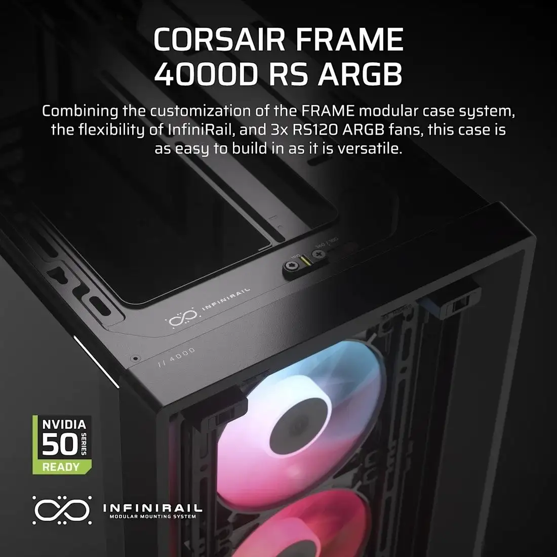Корпус Corsair Frame 4000D RS ARGB CC-9011296-WW – фото товара