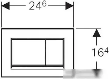 Geberit Sigma 30 115.883.KJ.1 (белый/глянцевый хром) – фото товара